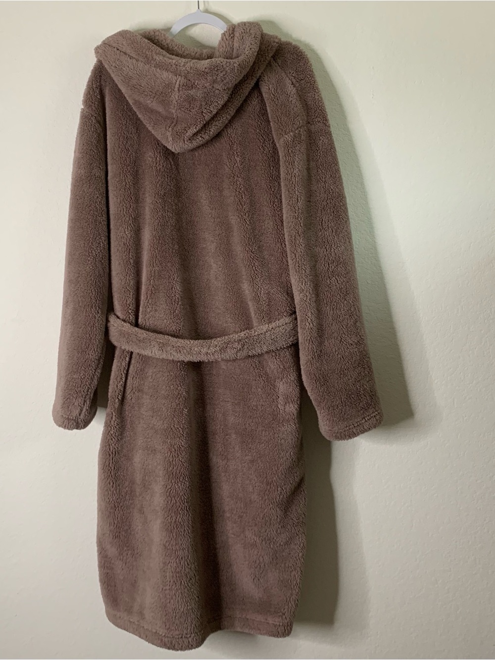 UGG Mens brown Beckett belted hooded robe M/L - Picture 10 of 11